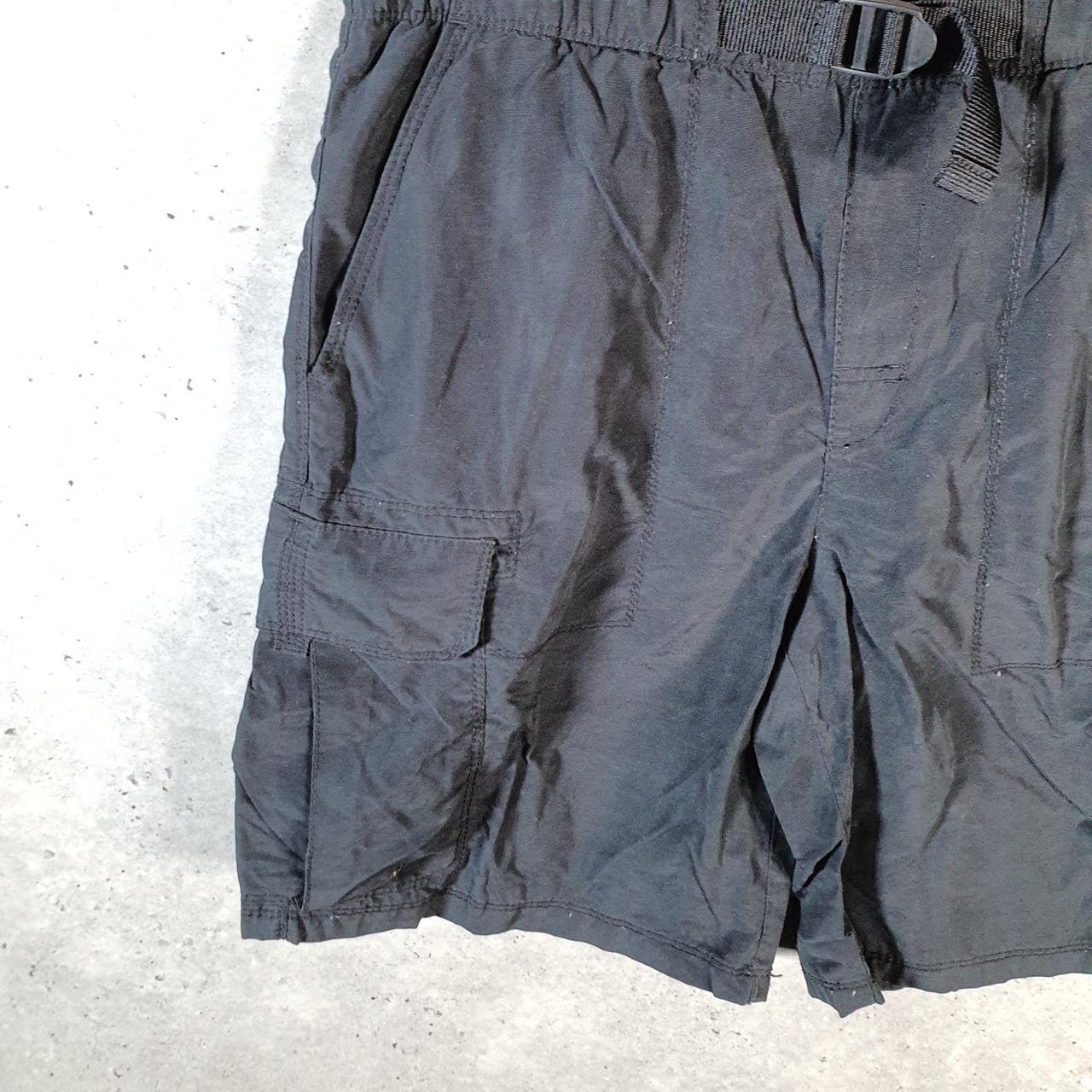 Vintage Timberland Shell Fishing Shorts Men’s Medium Black Athletic Hiking
