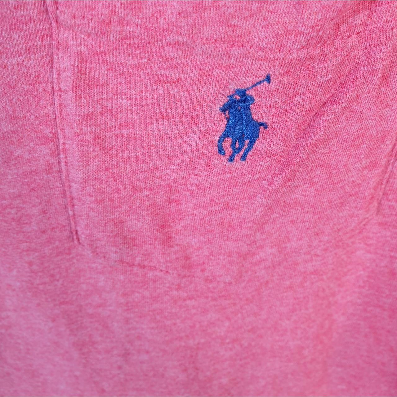 Vintage Ralph Lauren Polo T Shirt Men’s Small Pink Embroidered Classic Fit Pony C9157