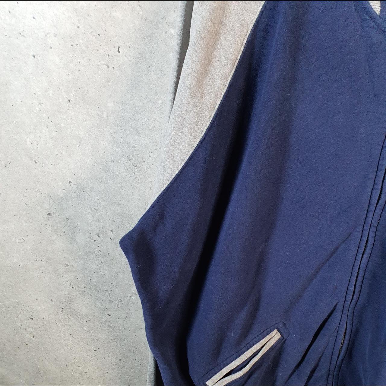 Vintage Ralph Lauren Polo Sweatshirt Men’s Large Navy Blue Cotton Full Zip Pony