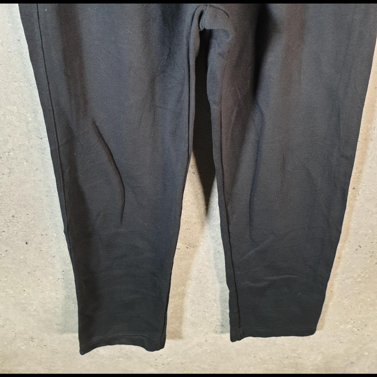 Vintage Nike Club Sweatpant Joggers Mens Medium Black Swoosh Sports Tracksuit Big Fish Vintage