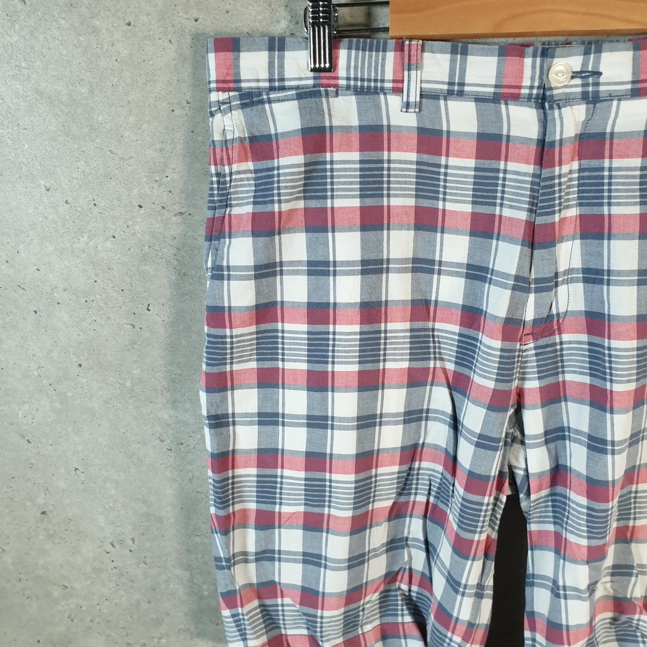 Vintage Ralph Lauren Polo Shorts Jorts Chino Cargo Men’s W38 Checkered Baggy Cotton