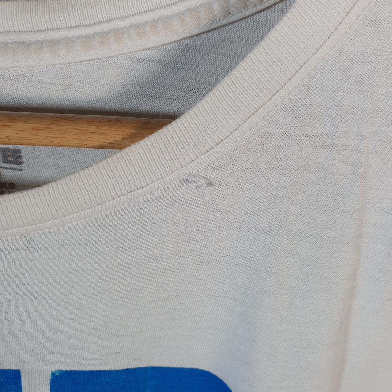 Vintage Nike Air Sickness Spellout T Shirt Men’s Large White Logo Swoosh Athletic