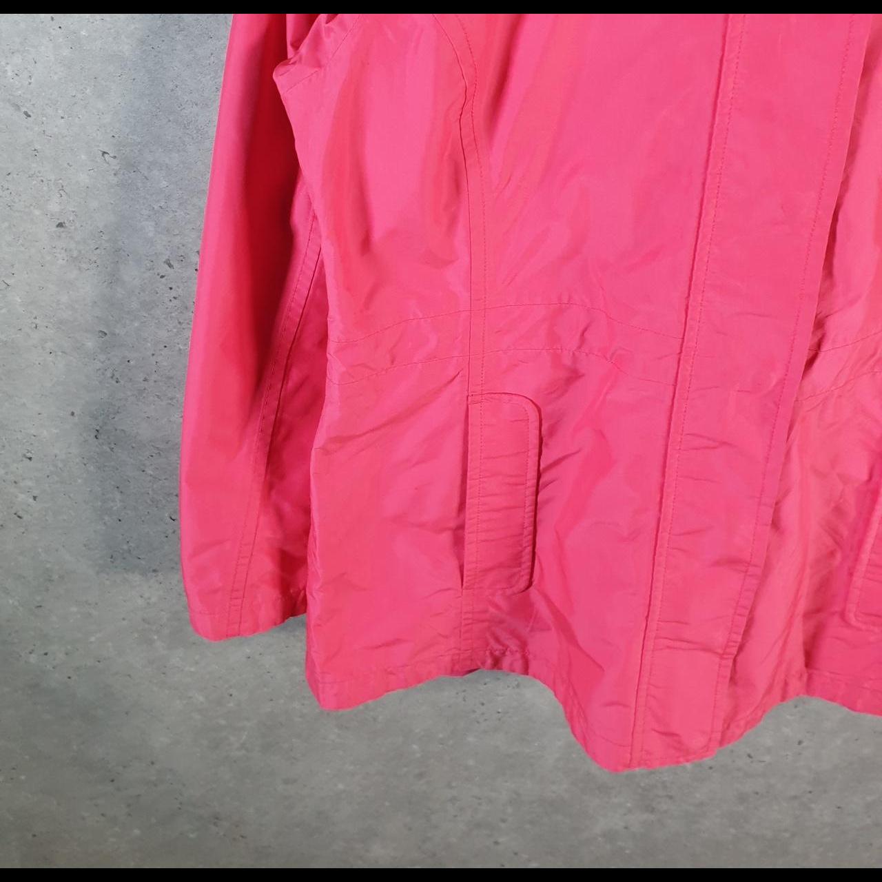 Vintage L.L. Bean Polartec Outdoors Nylon Jacket Womens Medium Pink Full Zip Waterproof
