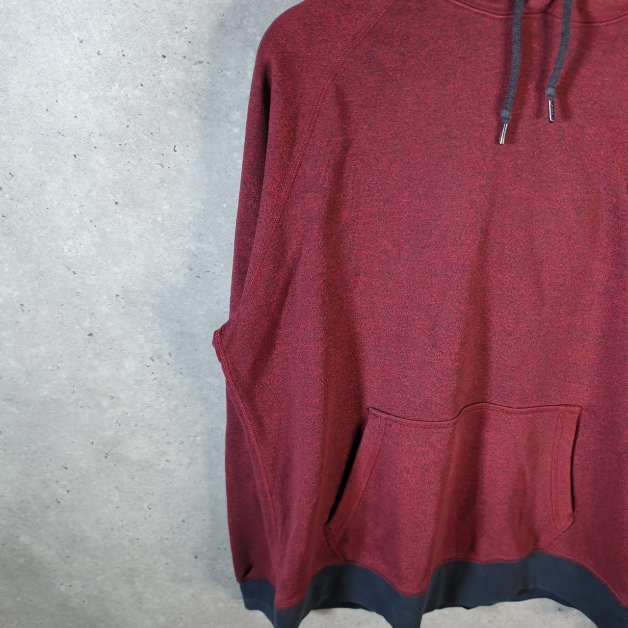 Vintage Nike Club Embroidered Hoodie Men’s Large Burgundy Swoosh Y2K Pullover