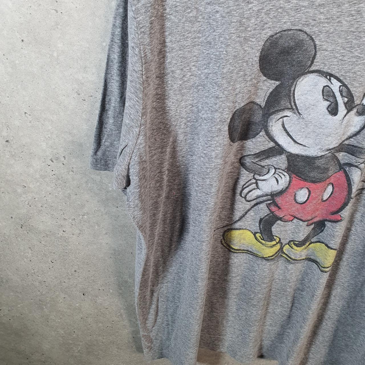 Vintage Disney Land Mickey Mouse T Shirt Men’s 3XL Grey Graphic Cartoon