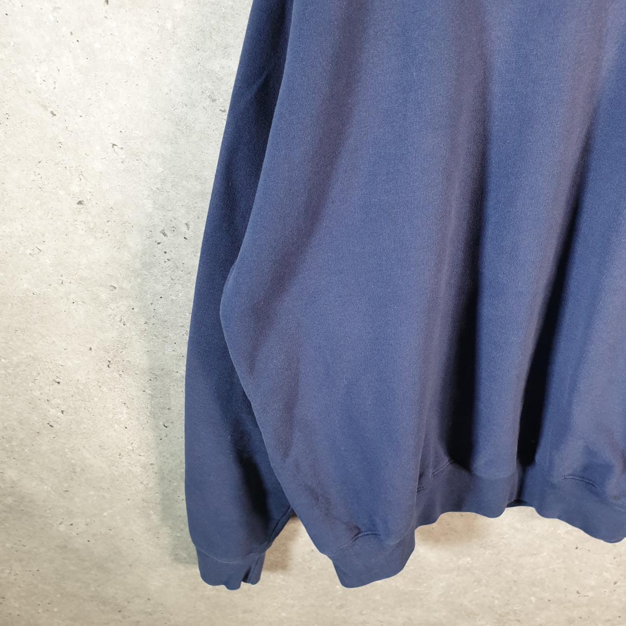 Vintage Carhartt Heavyweight Sweatshirt Men’s 2XL Navy Blue Pullover Blank USA Loose Fit