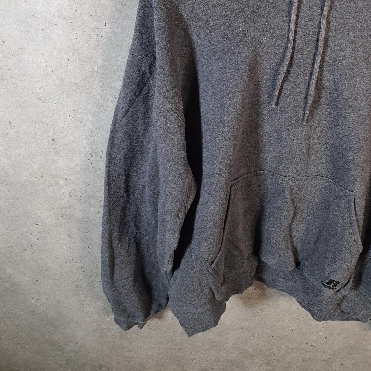 Vintage Russell Athletic Blank Hoodie Men’s Large Grey Pullover Baggy