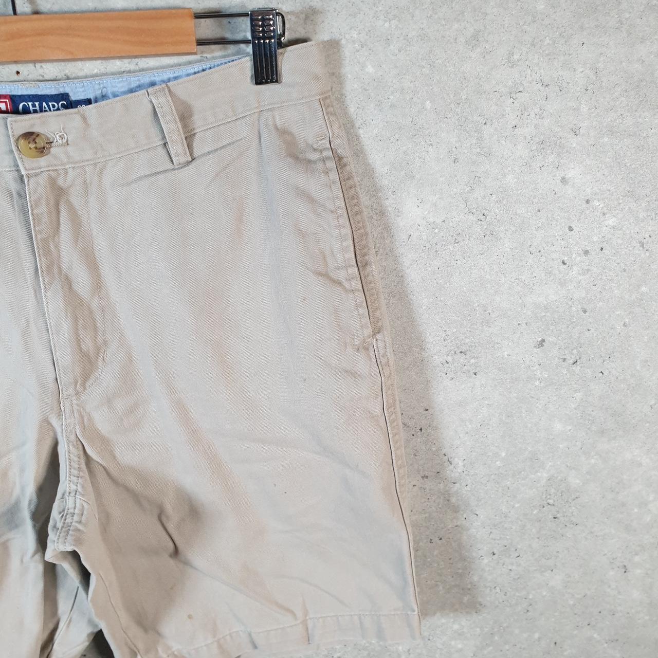 Vintage Chaps Ralph Lauren Chino Shorts Jorts Cargo Men’s W32 Brown Baggy Cotton A4268