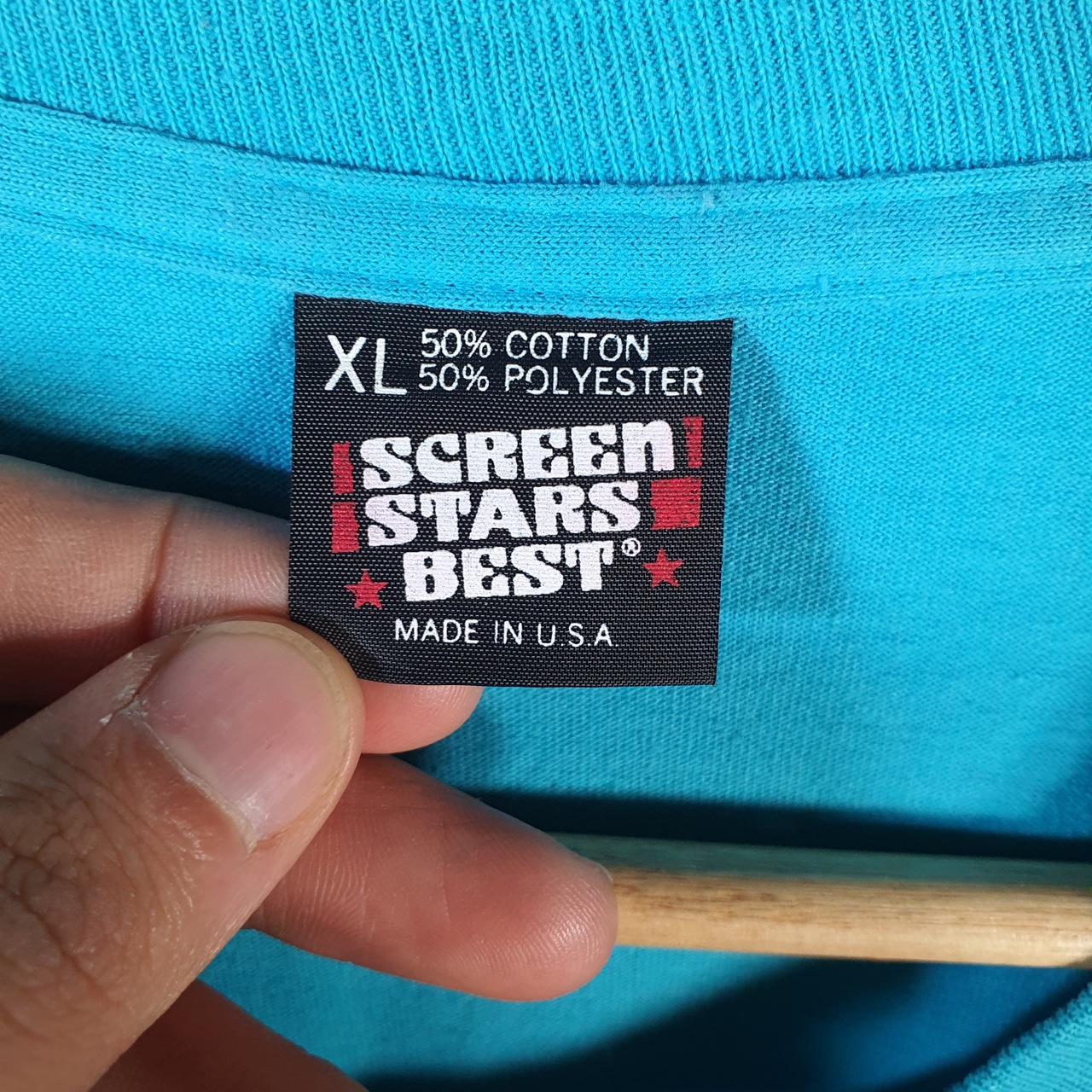 Vintage Screen Stars French Quarter New Orleans 1986 USA Single Stitch T Shirt Men’s XL Blue