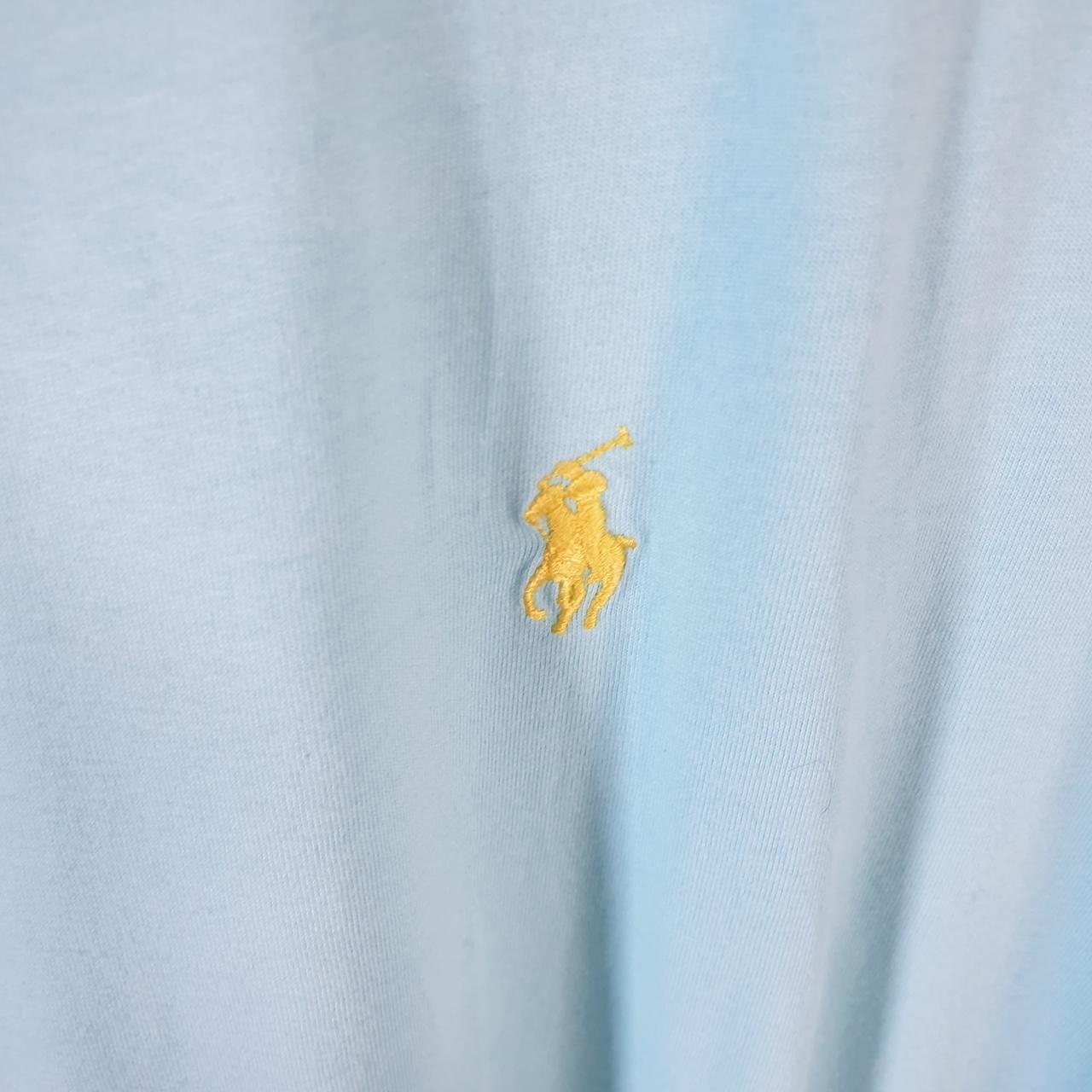 Vintage Ralph Lauren Polo T Shirt Men’s XL Blue Embroidered Classic Fit Pony C9047