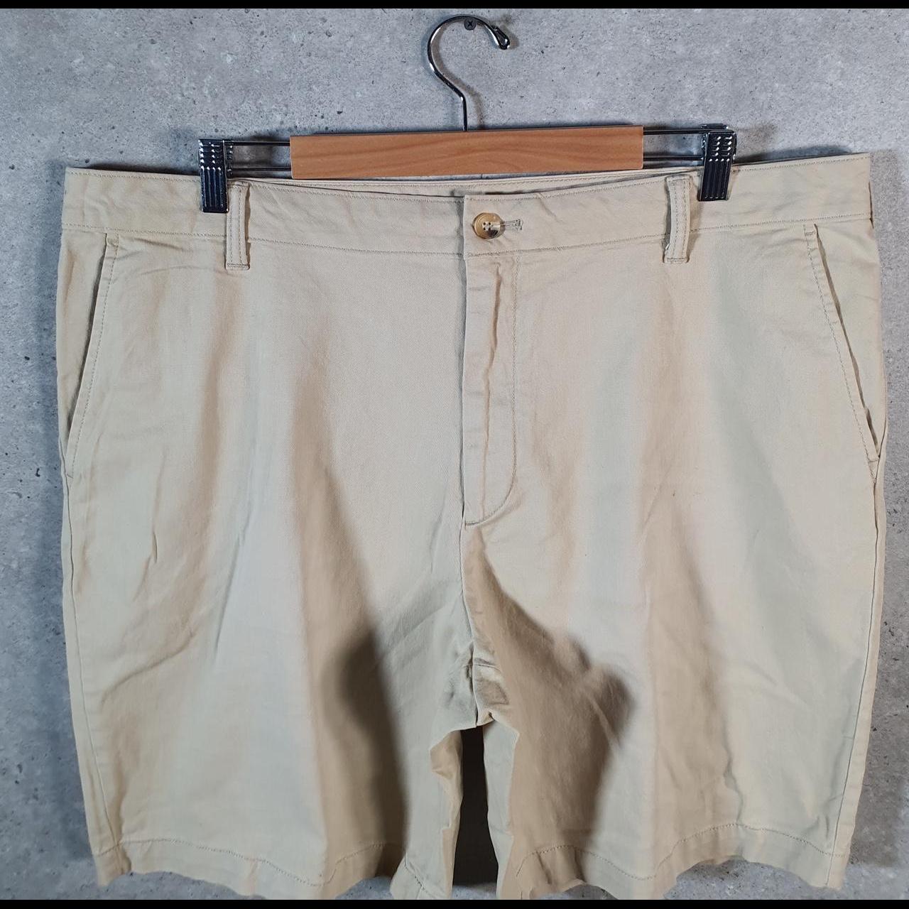 Vintage Izod Golf Chino Shorts Jorts Cargo Men’s W40 Brown Baggy Cotton A4439