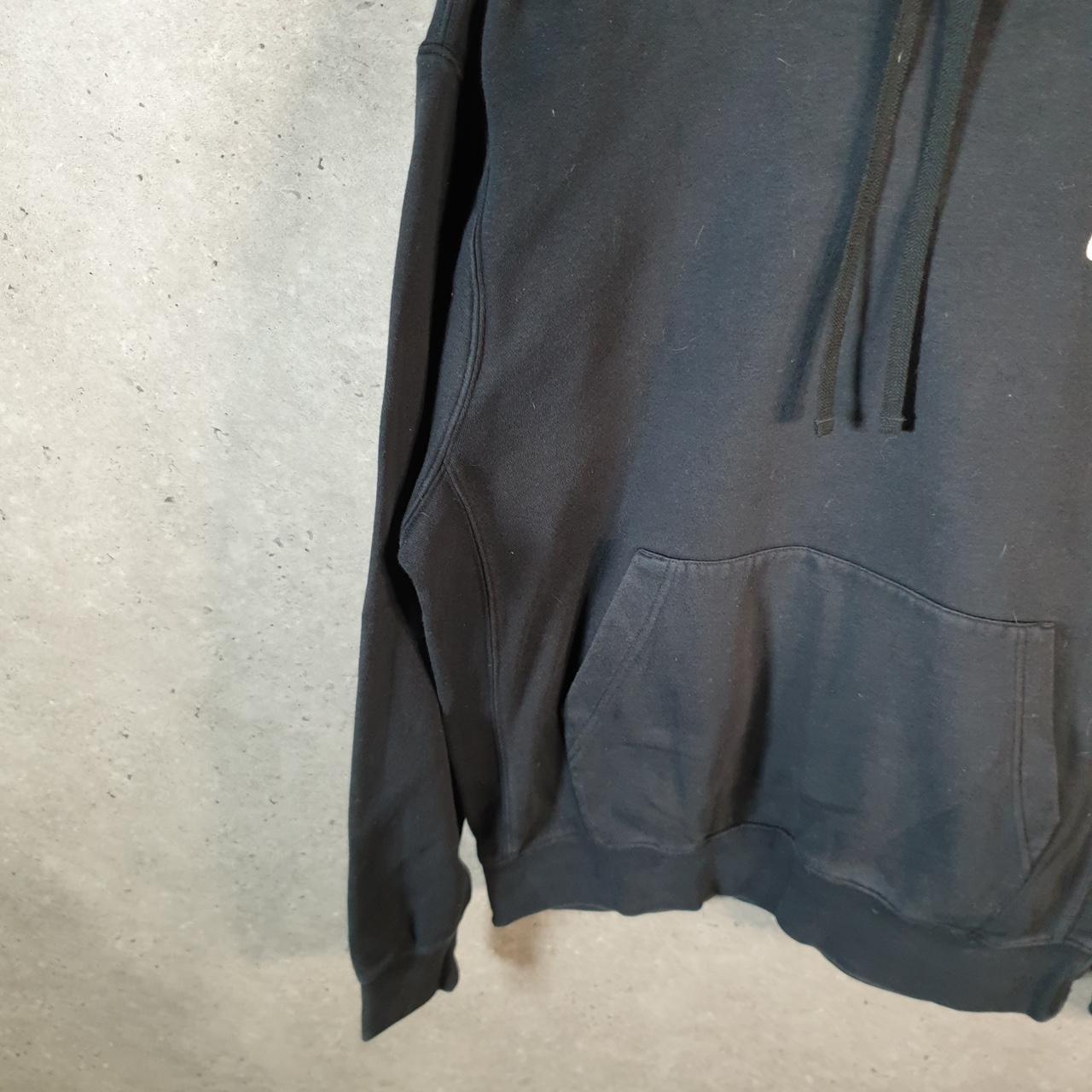 Vintage Nike Club Embroidered Hoodie Men’s Medium Black Swoosh Y2K Pullover