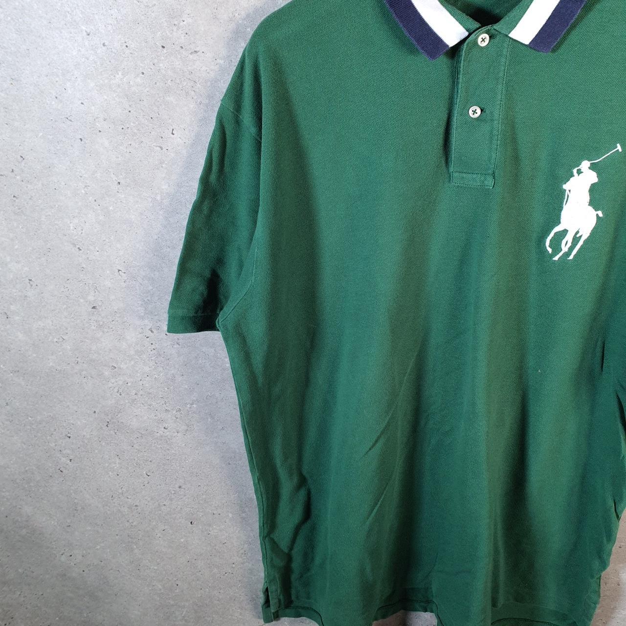 Vintage Ralph Lauren Polo Shirt Men’s XL Green Classic Fit Embroidered Pony
