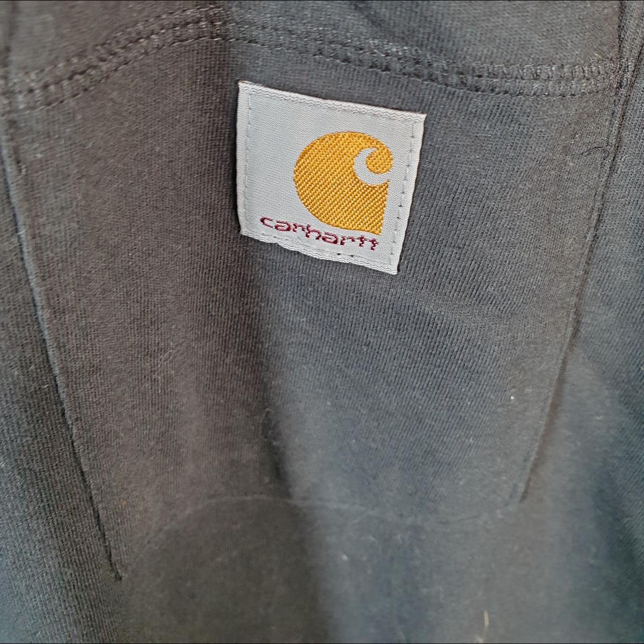 Vintage Carhartt Pocket T Shirt Men’s Large Tall Black Workwear Chore Utility Relaxed Fit C9208