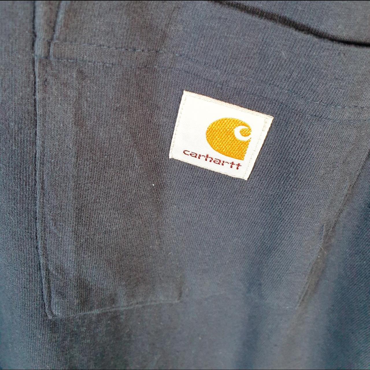 Vintage Carhartt Pocket T Shirt Men’s Medium Blue Workwear Chore Utility Original Fit C9331