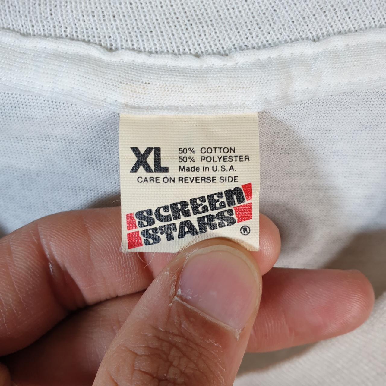 Vintage Screen Stars Pat Mccuiston Senate 1992 USA Single Stitch T Shirt Men’s XL White