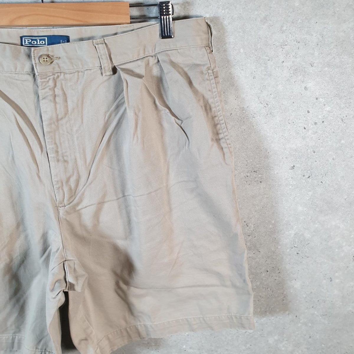 Vintage Ralph Lauren Polo Shorts Jorts Chino Cargo Men’s W38 Brown Baggy Cotton A4601