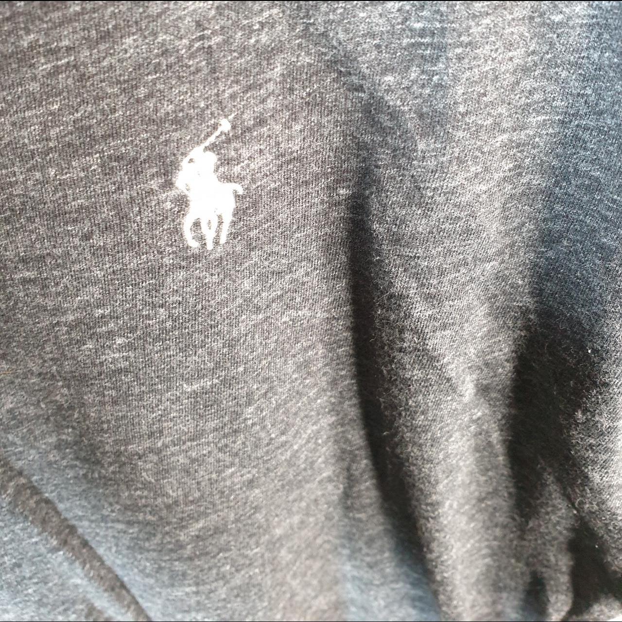 Vintage Ralph Lauren Polo T Shirt Men’s Medium Grey Embroidered Classic Fit Pony C8603