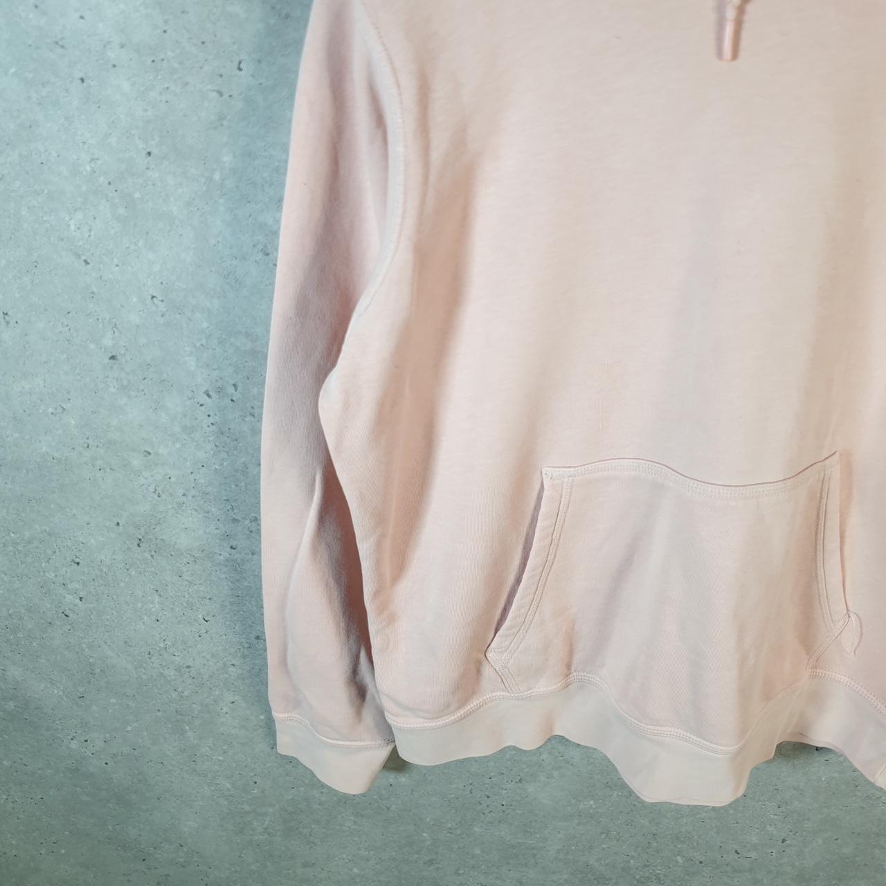 Vintage Nike Club Embroidered Hoodie Men’s Large Pink Swoosh Y2K Pullover Logo