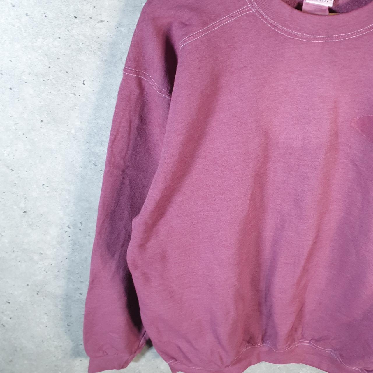 Vintage Nike 90s USA Sweatshirt Mens Medium Pink Swoosh Y2K Pullover Logo