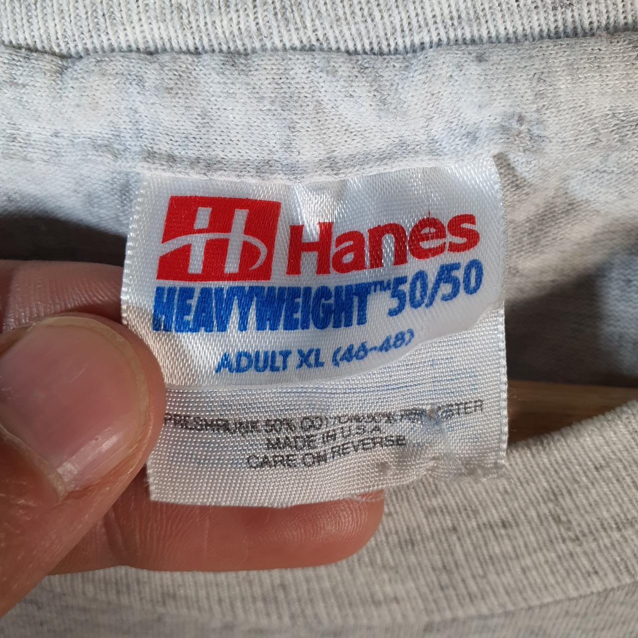 Vintage Hanes Antigua West Indies Map 90s USA Single Stitch T Shirt Men’s XL Grey