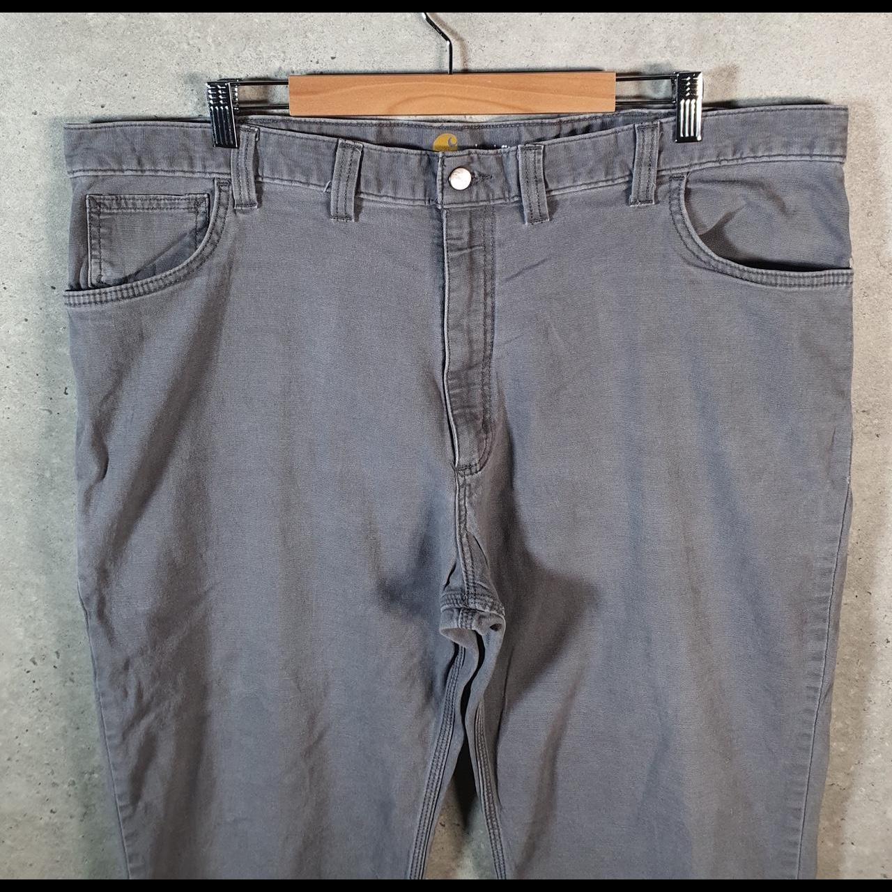 Vintage Carhartt Carpenter Trousers Mens W44 L32 Grey Relaxed Fit Workwear USA