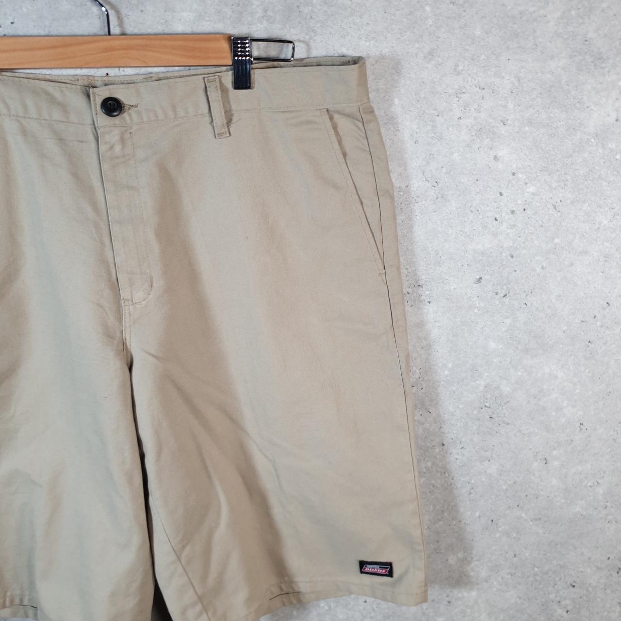 Vintage Dickies Baggy Chino Shorts Jorts Cargo Mens W38 Brown Relaxed Fit