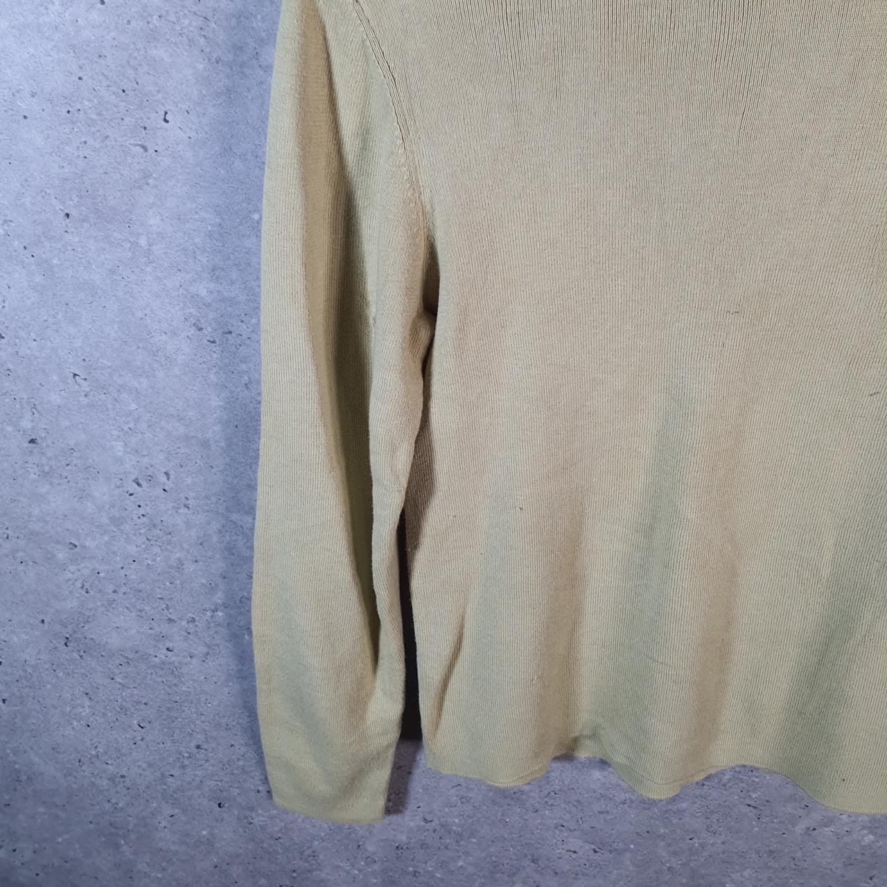 Vintage Eddie Bauer Knit Sweater Womens Medium Green Y2K Pullover Wool