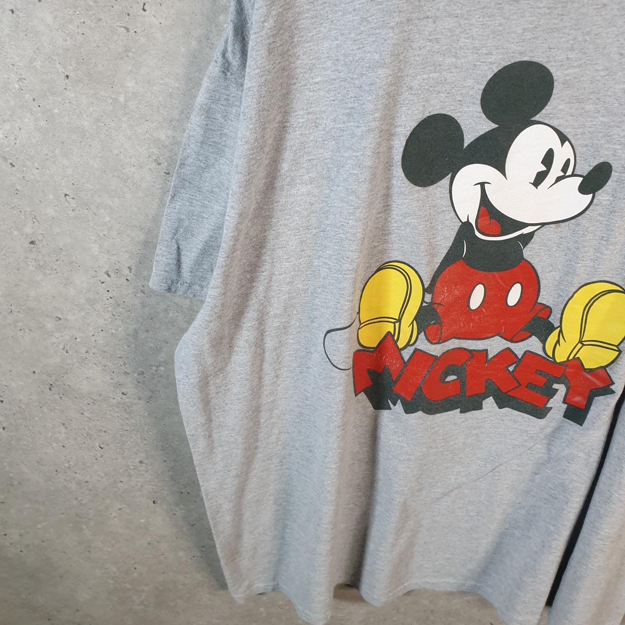 Vintage Disney Land Mickey Mouse T Shirt Men’s 3XL Grey Graphic Cartoon