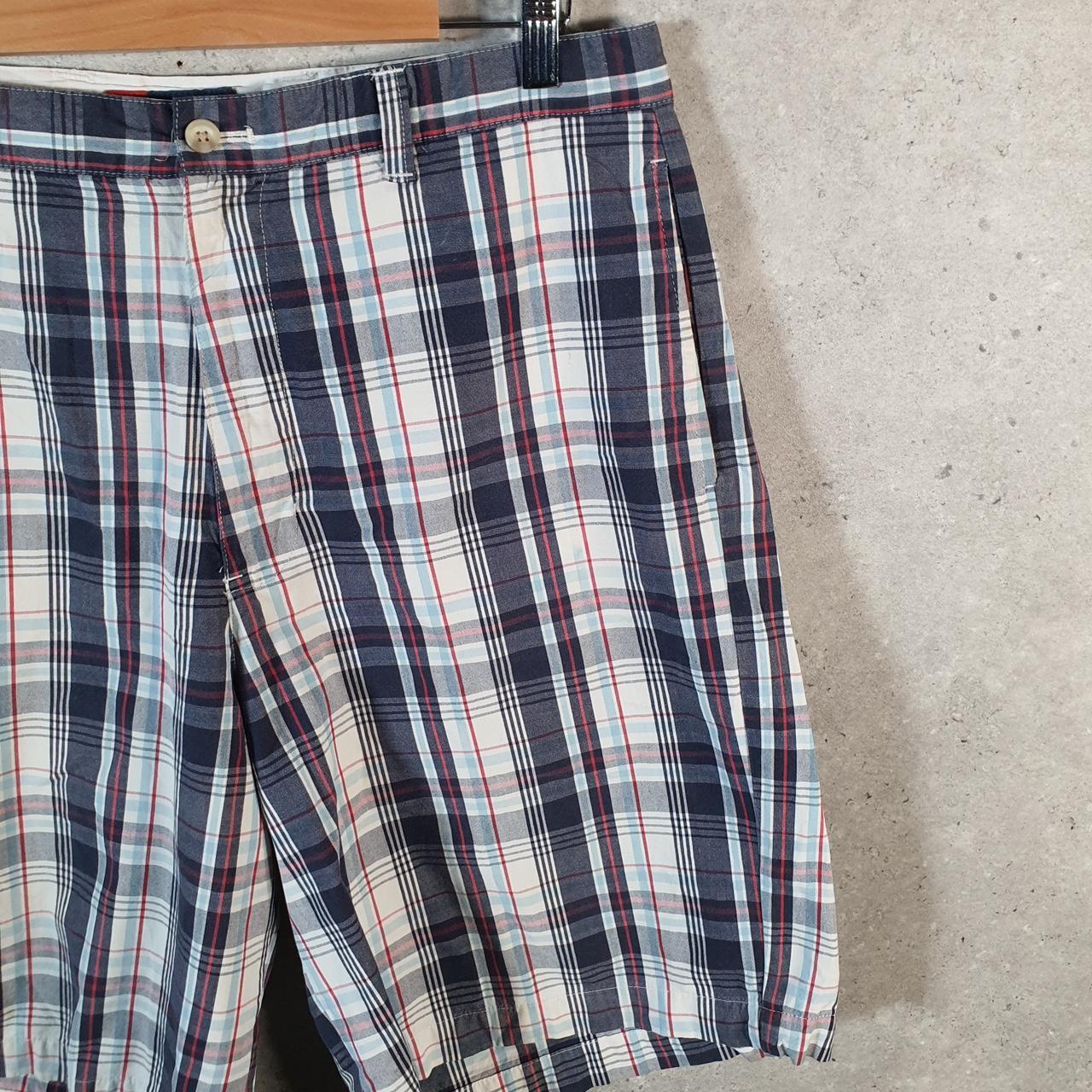 Vintage Chaps Ralph Lauren Polo Shorts Jorts Cargo Men’s W36 Checkered Baggy Cotton A4246