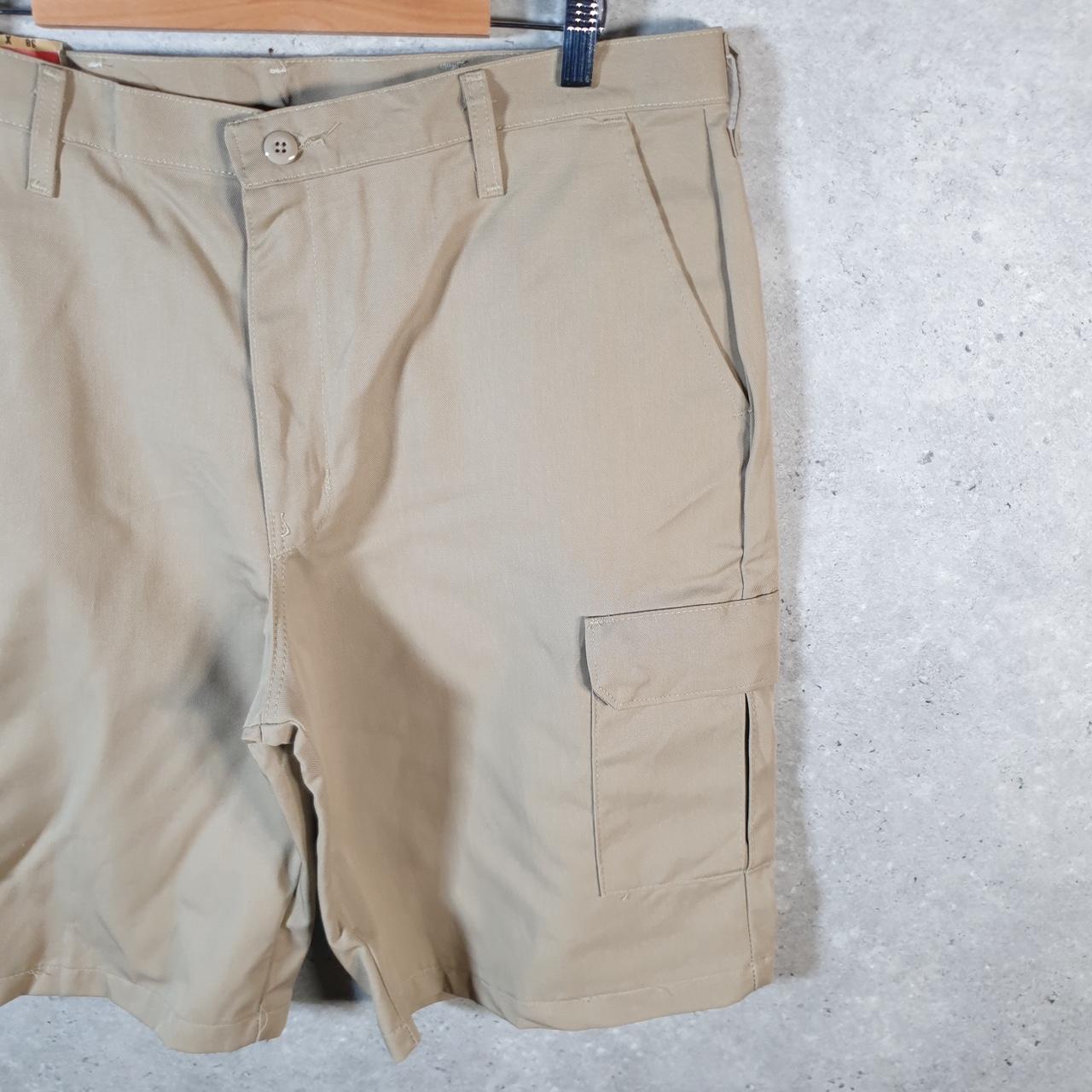Vintage Red Kap Baggy Chino Shorts Jorts Cargo Mens W38 Brown Loose Fit