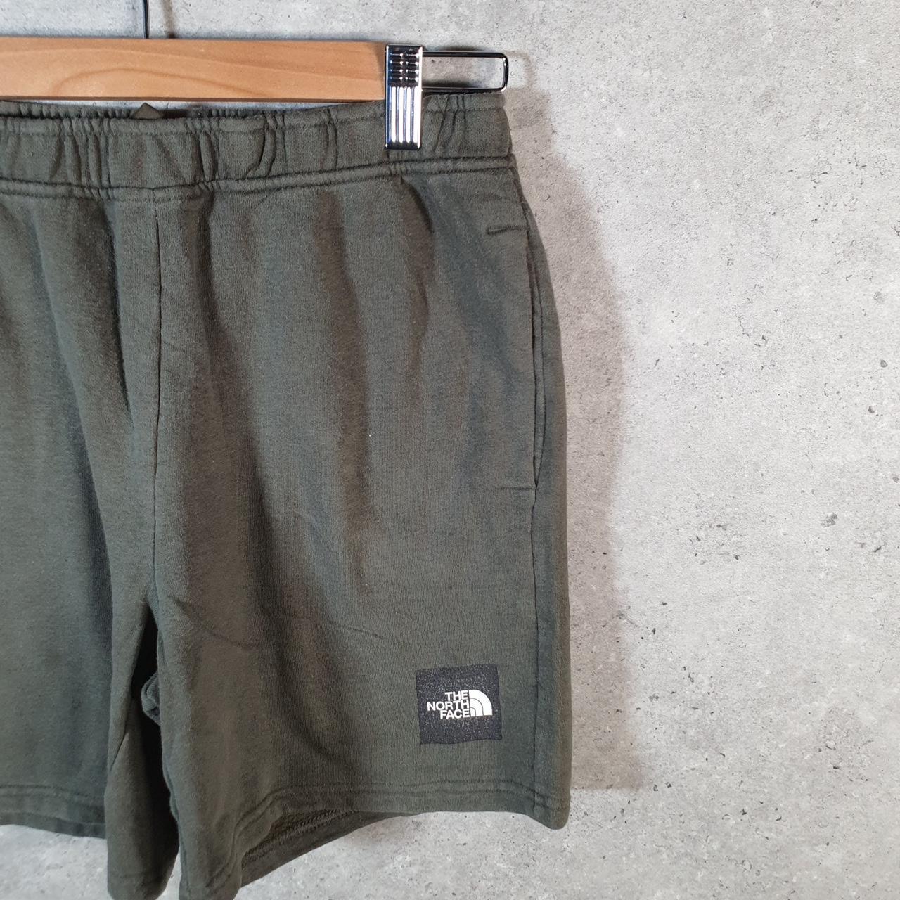 Vintage The North Face TNF Shorts Jorts Chino Cargo Boys XL Khaki Green Baggy Cotton