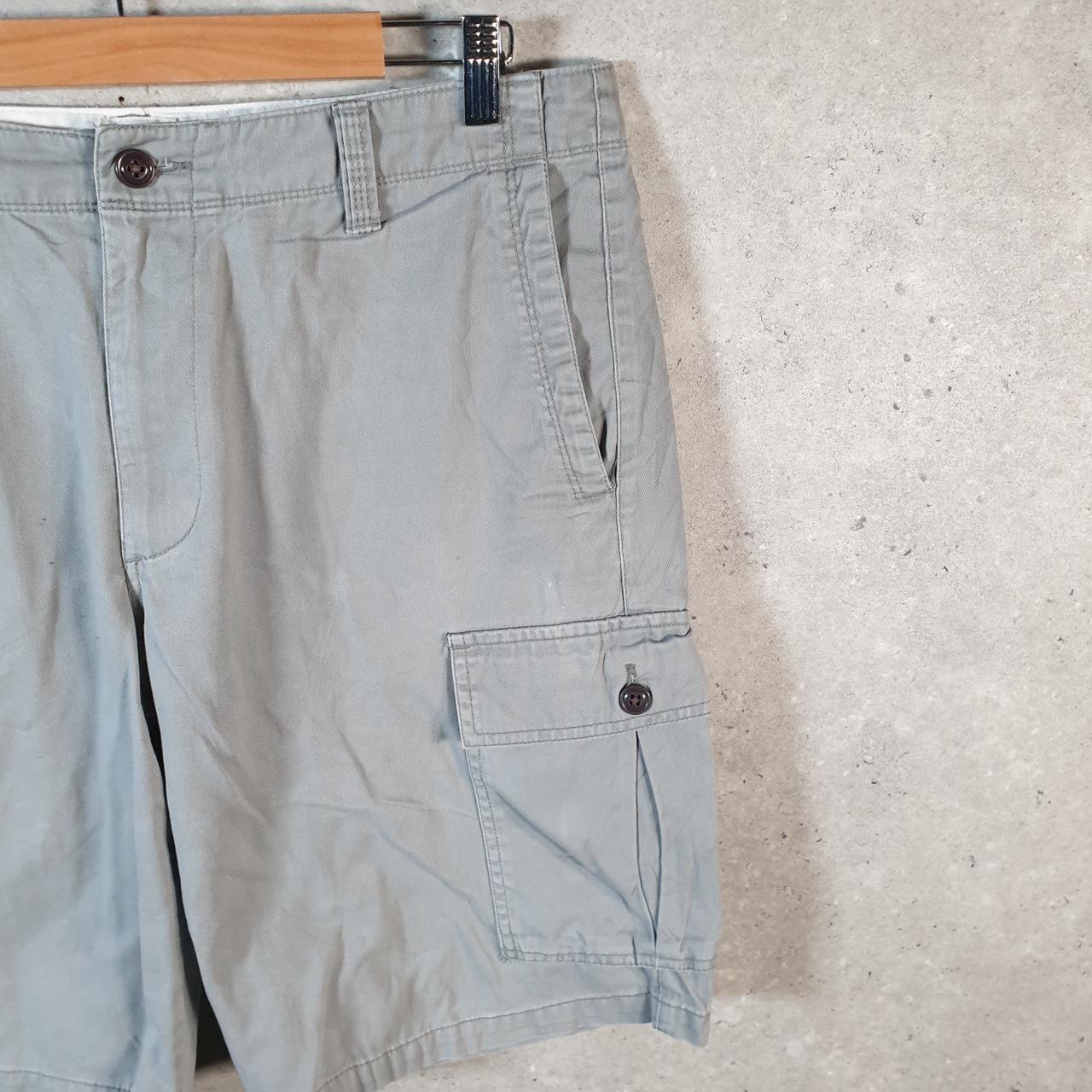 Vintage Dockers Chino Shorts Jorts Cargo Men’s W34 Grey Baggy Cotton A4316