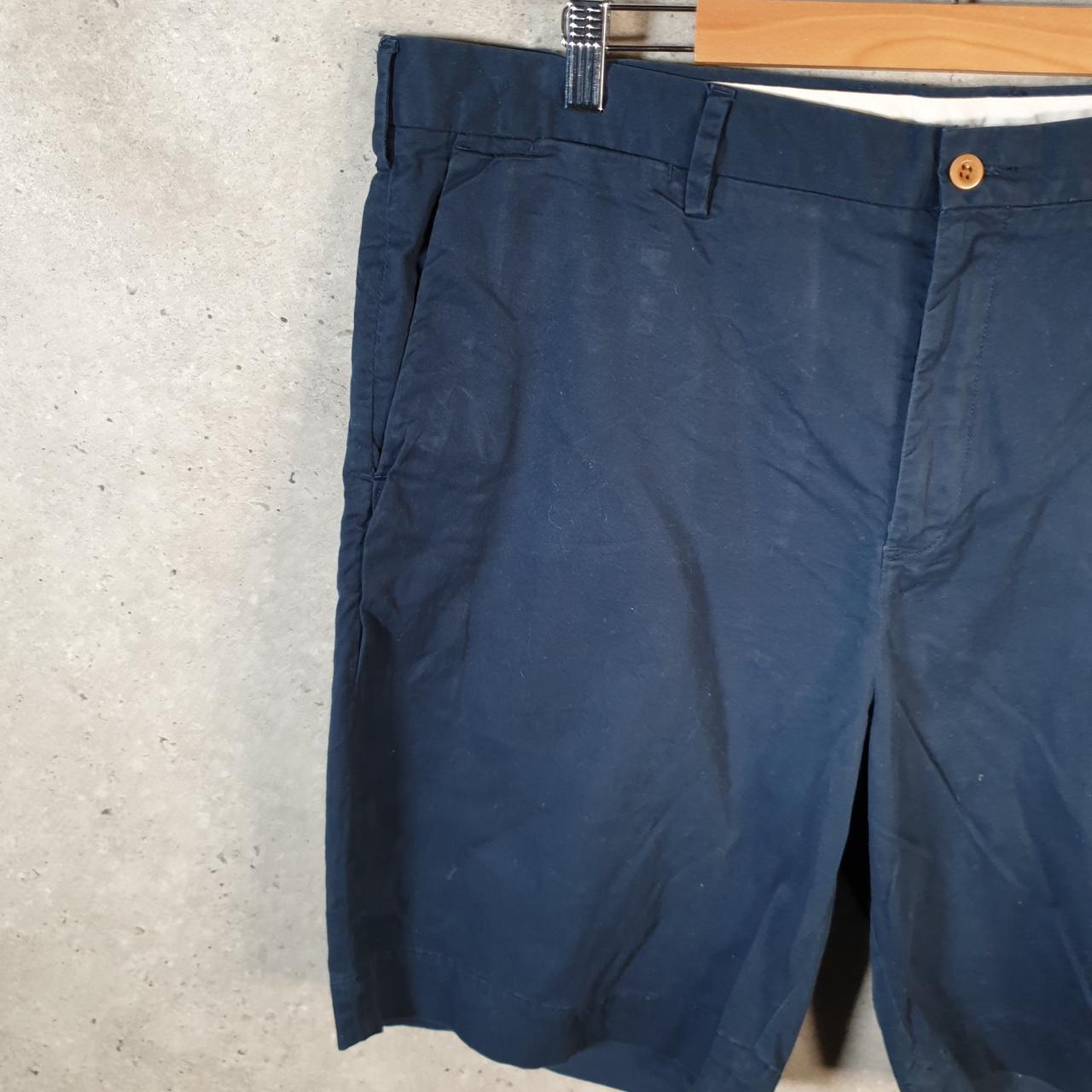 Vintage Ralph Lauren Polo Shorts Jorts Chino Cargo Men’s W38 Navy Blue Baggy Cotton