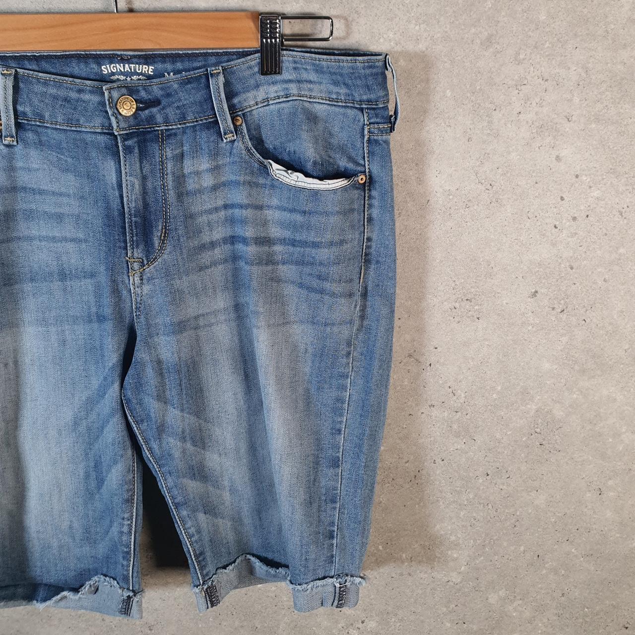 Vintage Levi’s Cut Off Baggy Shorts Jorts Cargo Womens W31 Blue Relaxed Denim