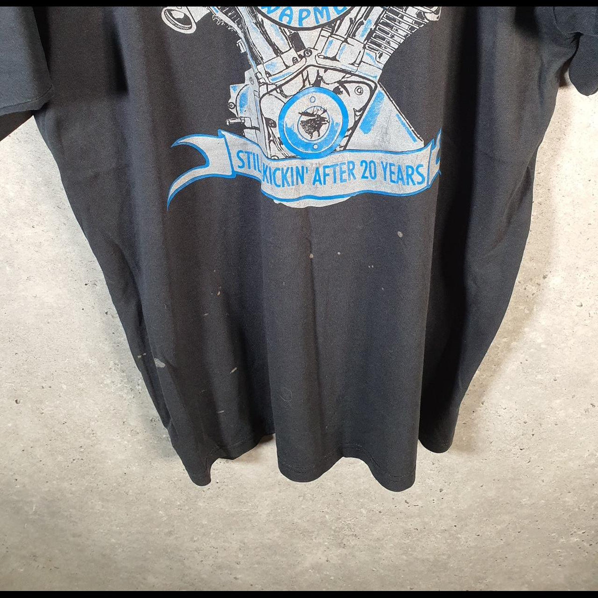 Vintage Best Fruit of the Loom Moose Jaw Swapmeet Single Stitch T Shirt Men’s Large Black Big Fish Vintage