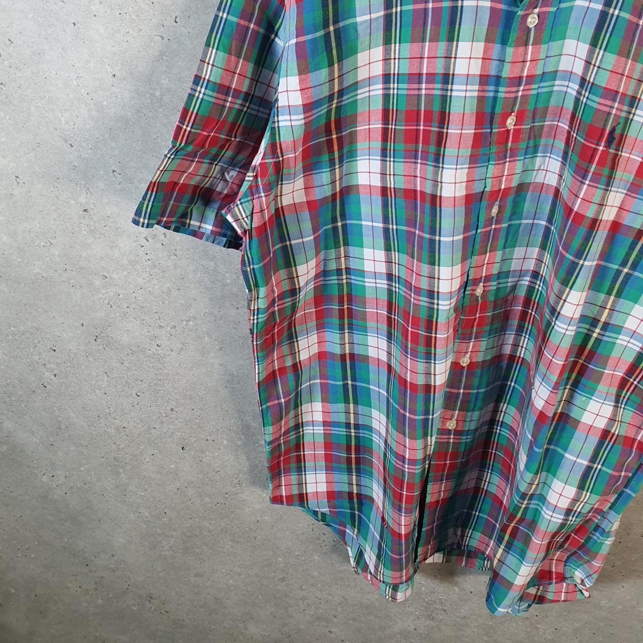 Vintage Ralph Lauren Button Down Shirt Men’s Medium Blue Blake Fit Cotton Pony