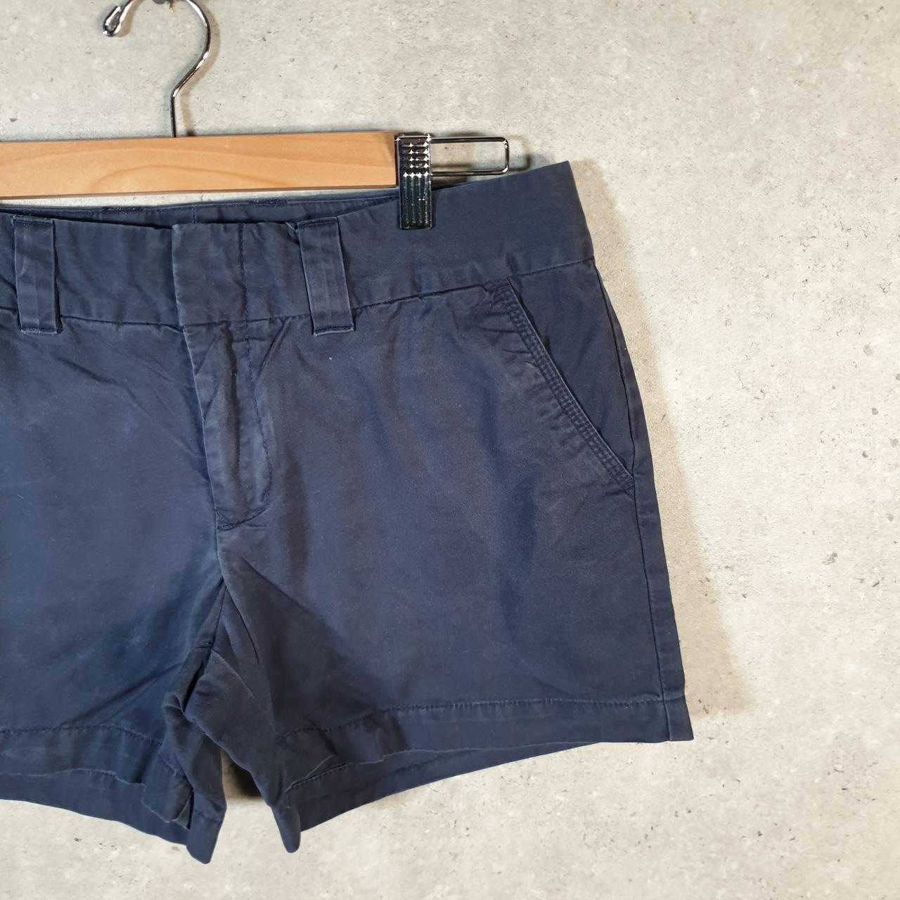 Vintage Tommy Hilfiger Chino Shorts Jorts Cargo Womens W32 Navy Blue Baggy Cotton