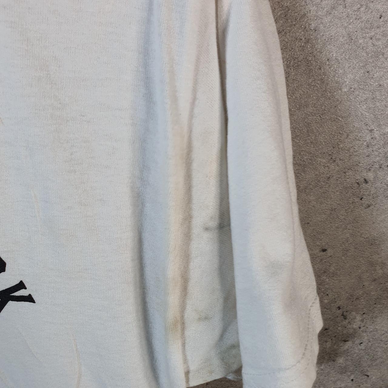 Vintage Champion Historically Black Logo T Shirt Mens Small White USA Athletic