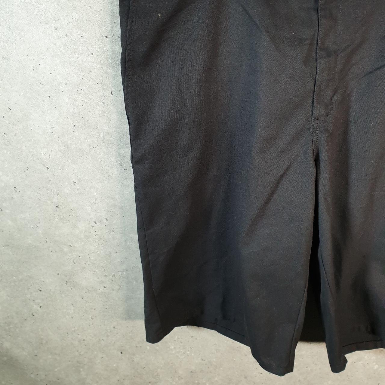 Vintage Dickies Baggy Chino Shorts Jorts Cargo Mens W42 Black Relaxed Fit