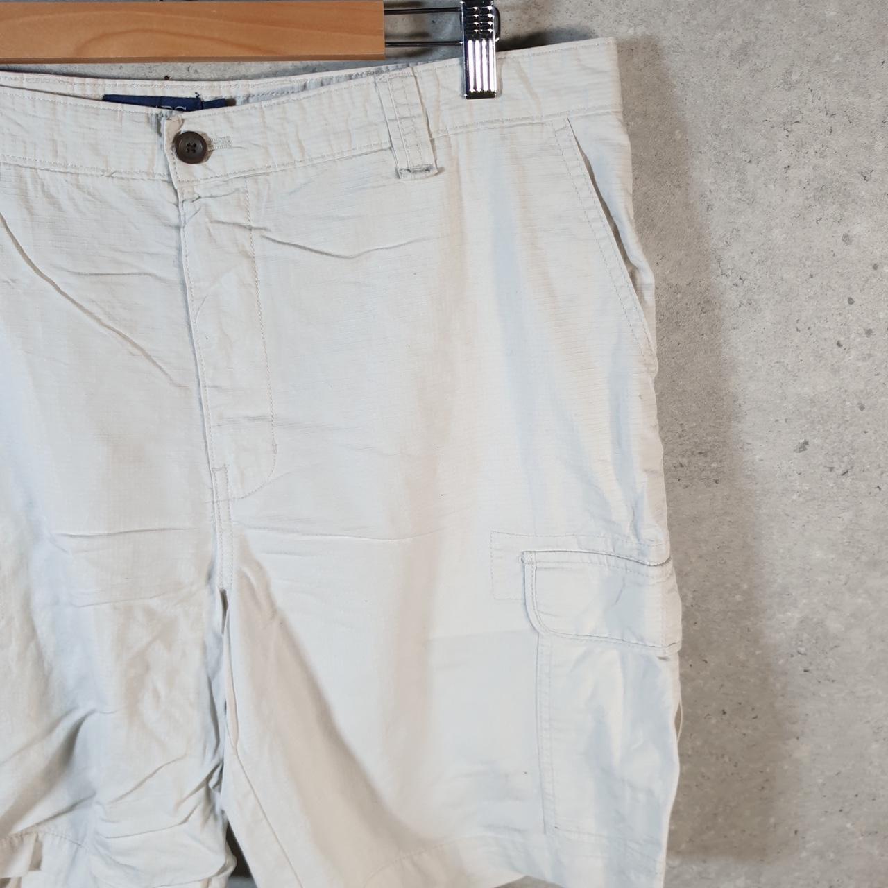 Vintage Chaps Ralph Lauren Polo Shorts Jorts Cargo Men’s W38 Beige Baggy Cotton