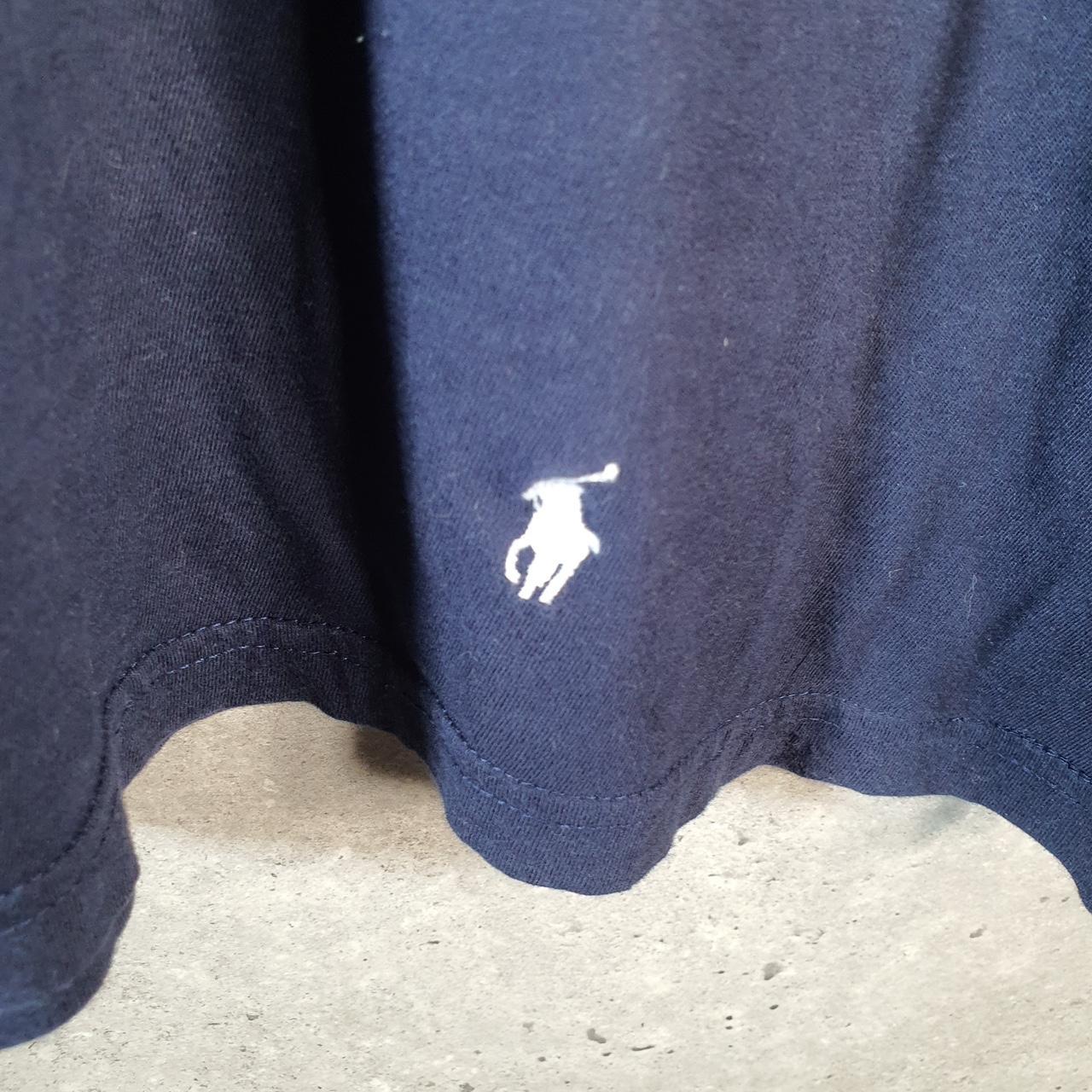 Vintage Ralph Lauren Polo T Shirt Men’s Large Blue Embroidered Classic Fit Pony C9076