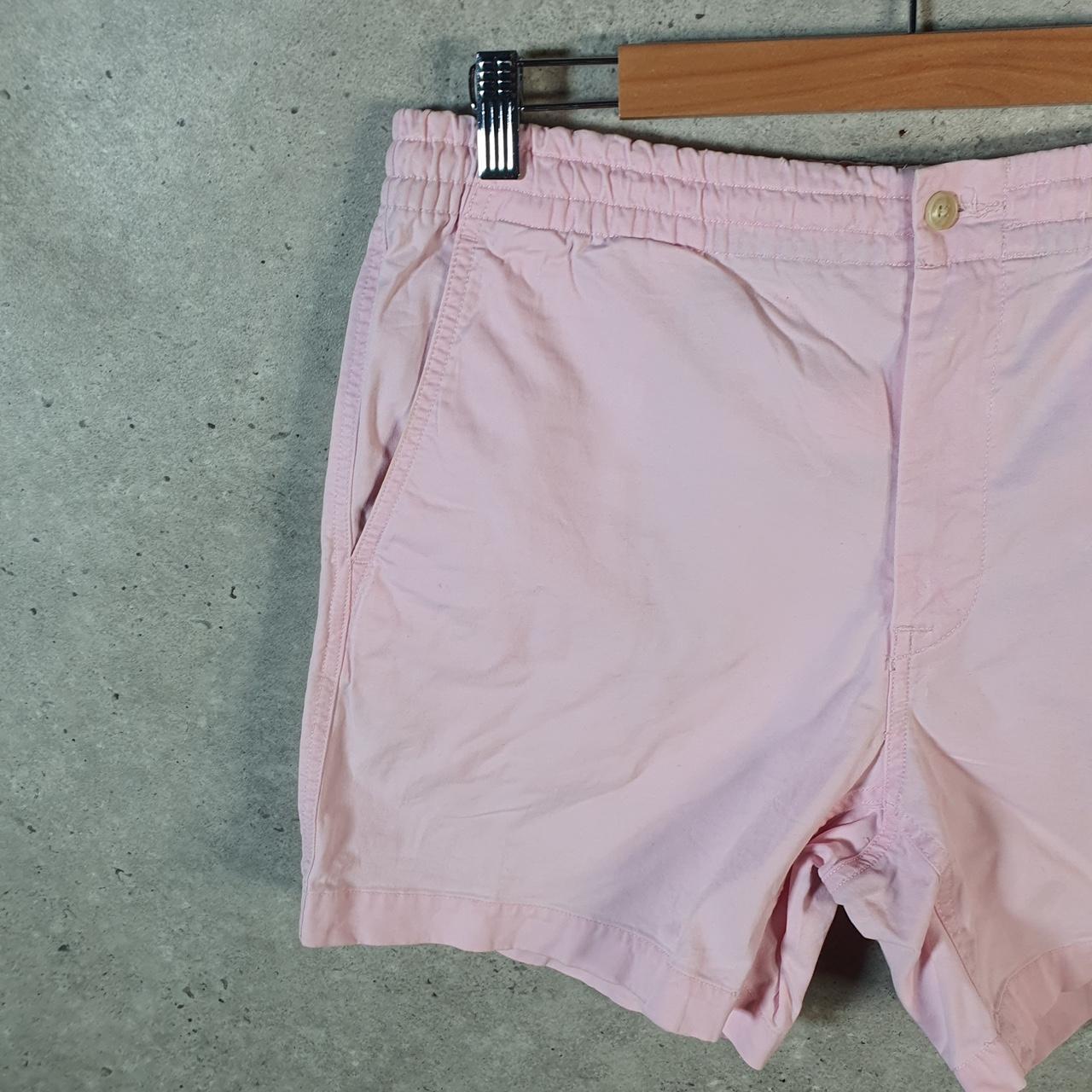 Vintage Ralph Lauren Polo Shorts Jorts Chino Cargo Womens Medium Pink Baggy Cotton