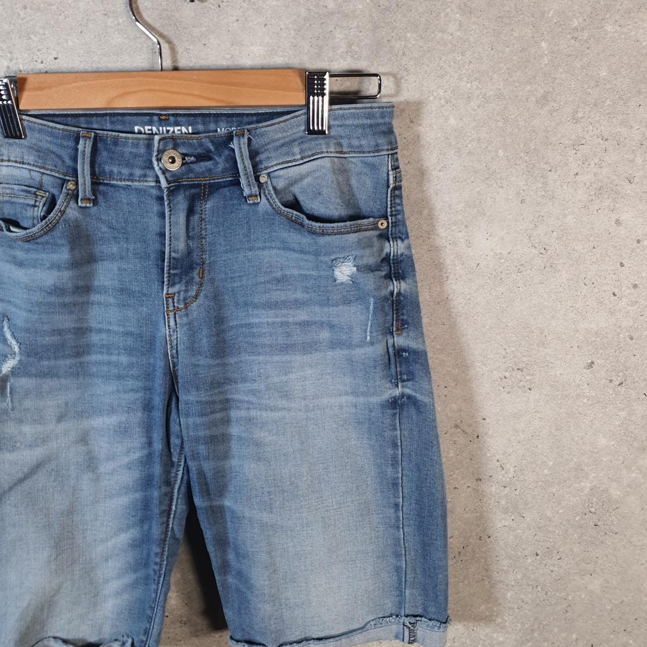 Vintage Levi’s Cut Off Baggy Shorts Jorts Cargo Womens W28 Blue Relaxed Denim