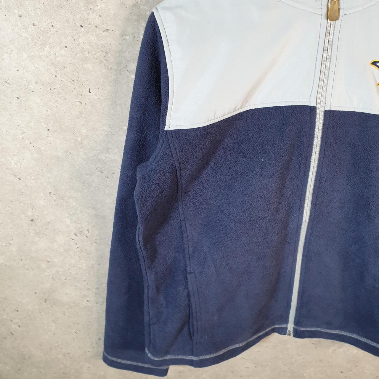 Reebok Nashville Predators Full Zip Fleece Hoodie Womens XL Blue Embroidered
