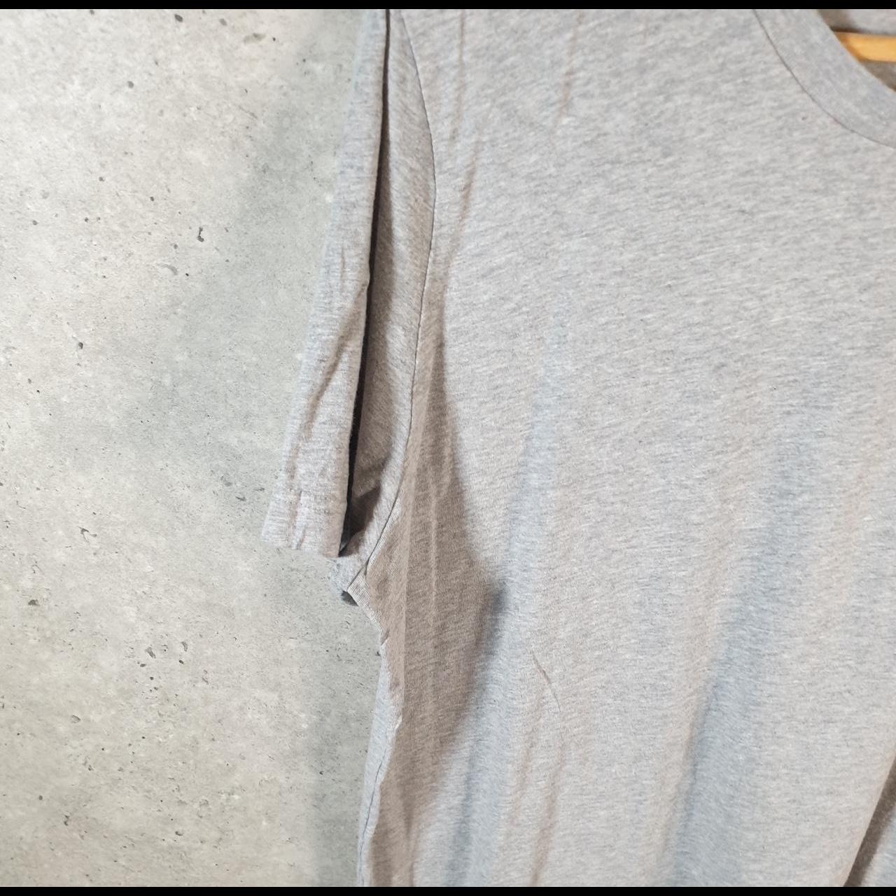 Vintage Adidas Embroidered Trefoil Retro T Shirt Mens Large Grey Logo Athletic