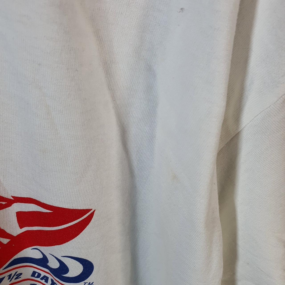 Vintage Fruit of the Loom Jet Ski Miami Roger Danner 1982 Single Stitch T Shirt Men’s 2XL White C9391