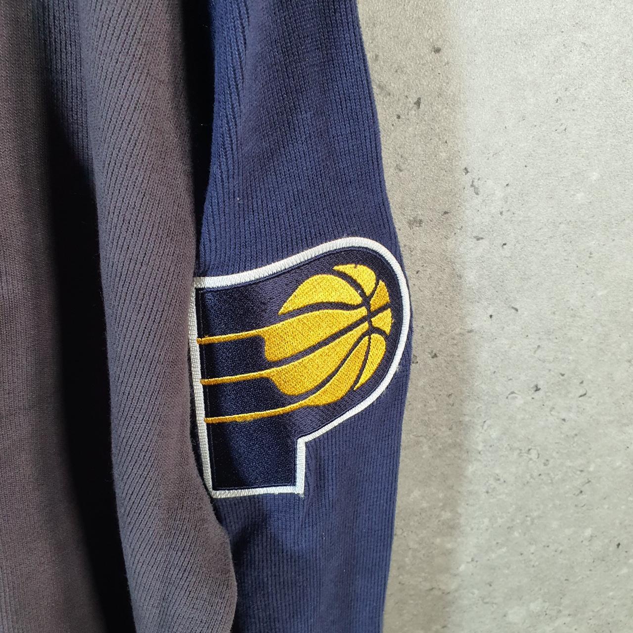 Vintage NBA Indiana Pacers 90s Knit Sweater Men’s XL Grey Y2K Pullover American