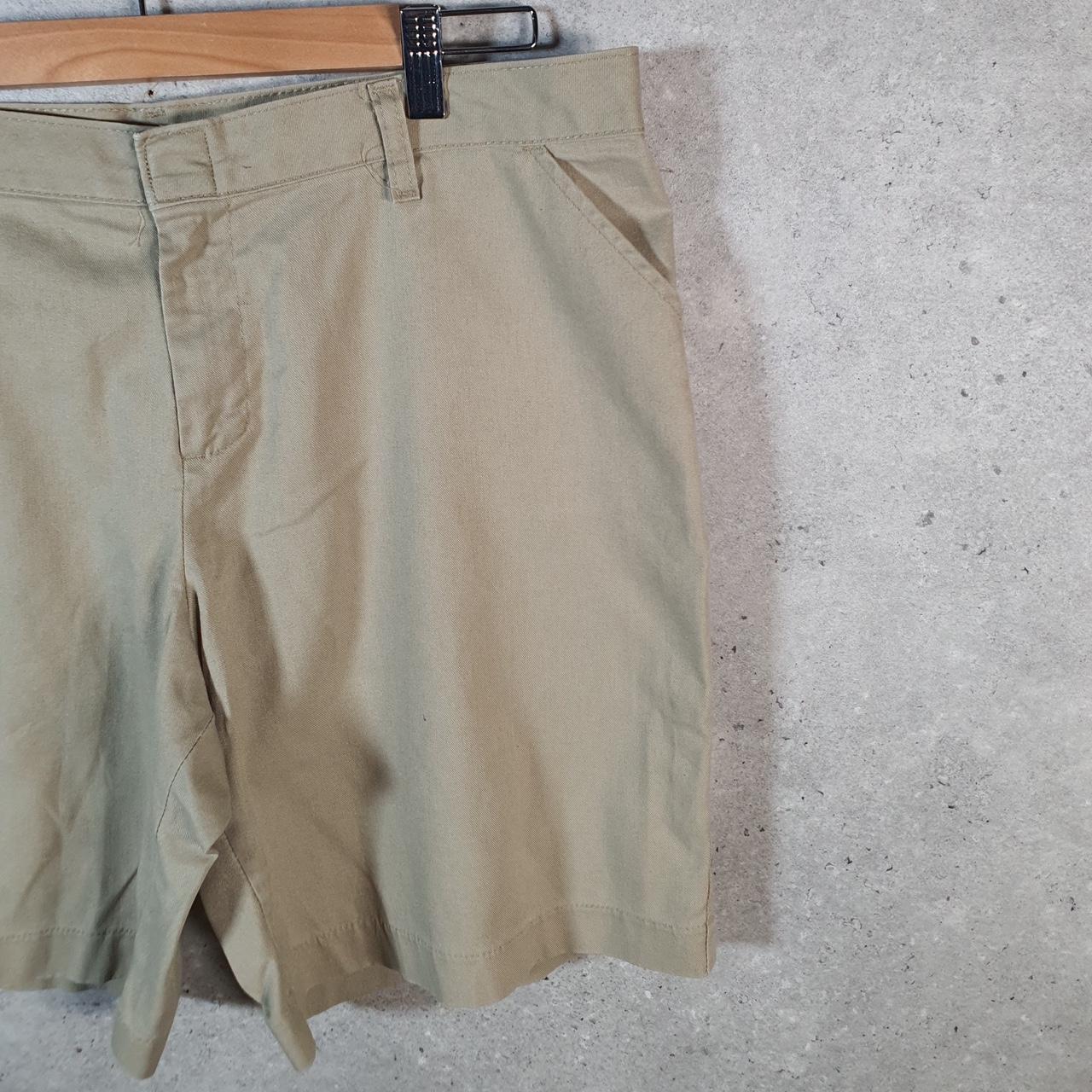Vintage Dickies Carpenter Shorts Jorts Cargo Womens W36 Brown Relaxed Fit Baggy Big Fish Vintage