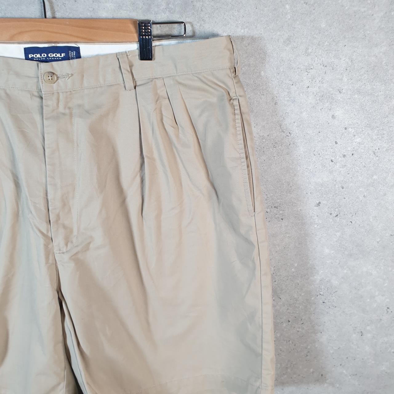 Vintage Ralph Lauren Polo Shorts Jorts Chino Cargo Men’s W40 Brown Baggy Cotton